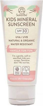 Actual product image Suntribe Mineralische Bio-Sonnencreme Kids 100ml (Suntan cream, SPF 30, 100 ml, 1 g)