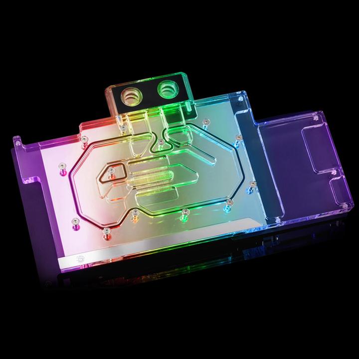 Produktbild Bitspower Classic ASUS ROG Strix GeForce RTX 3080 GPU Wasserkühler - Nickel + Acryl