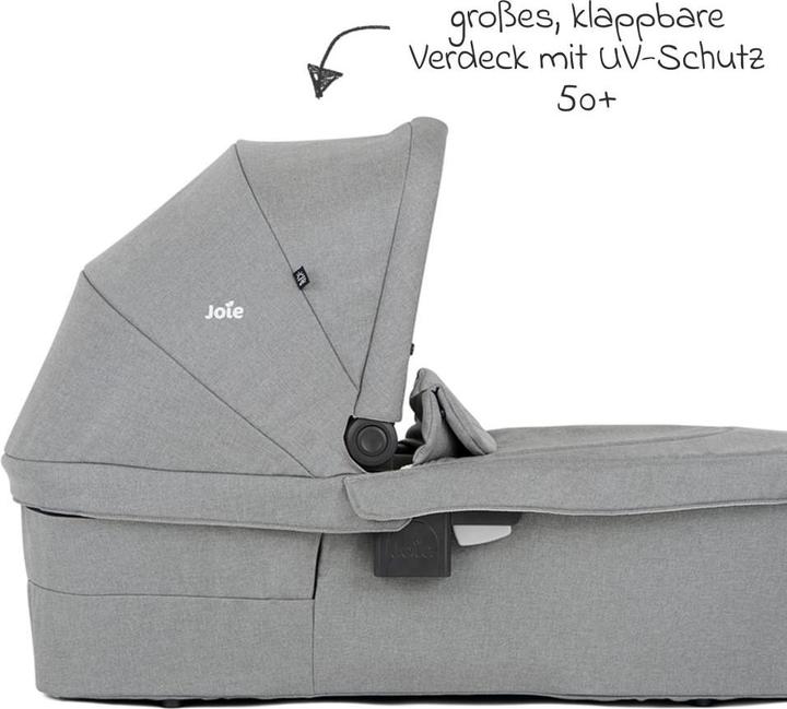 Image du produit Joie Nacelle Ramble XL de la naissance à 9 mois pour Versatrax, Rehausseurs de poussette
