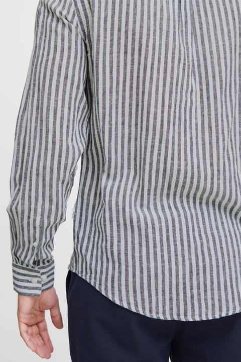 Actual product image Casual Friday CFAnton LS BD striped linen mix shirt 20504974 (L)
