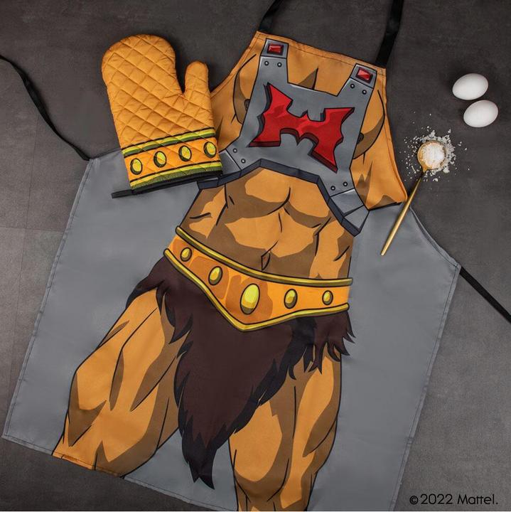 Actual product image Cinereplicas Masters of the Universe - He-Man Tablier de cuisine avec gant (One size)