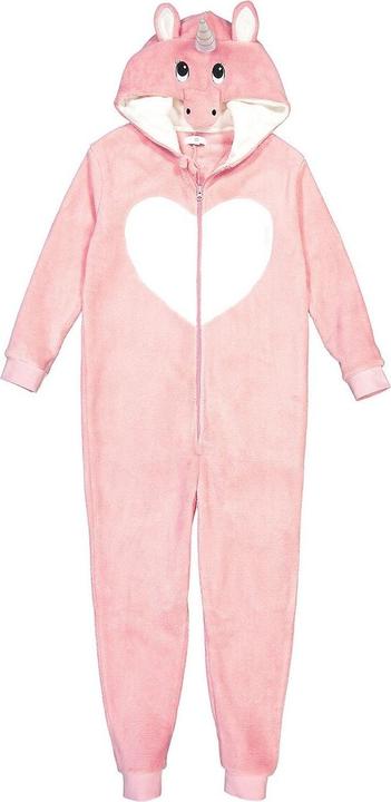 La Redoute Collections Fleece-Overall mit Einhornkapuze