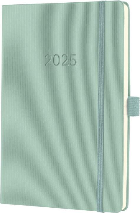 Sigel Agenda settimanale Conceptum 2025 (DE/EN/FR/NL) mint green (Tedesco)