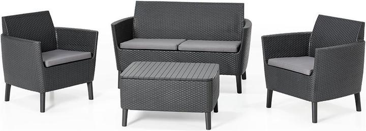 Actual product image Allibert Loungeset Salemo, Anthracite, 4 Seats