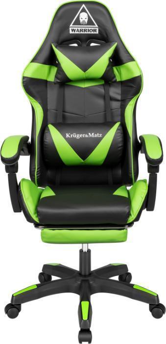 Actual product image Krüger&Matz Gaming chair Kruger & Matz Warrior GX-150 Gaming Chair, Black-green