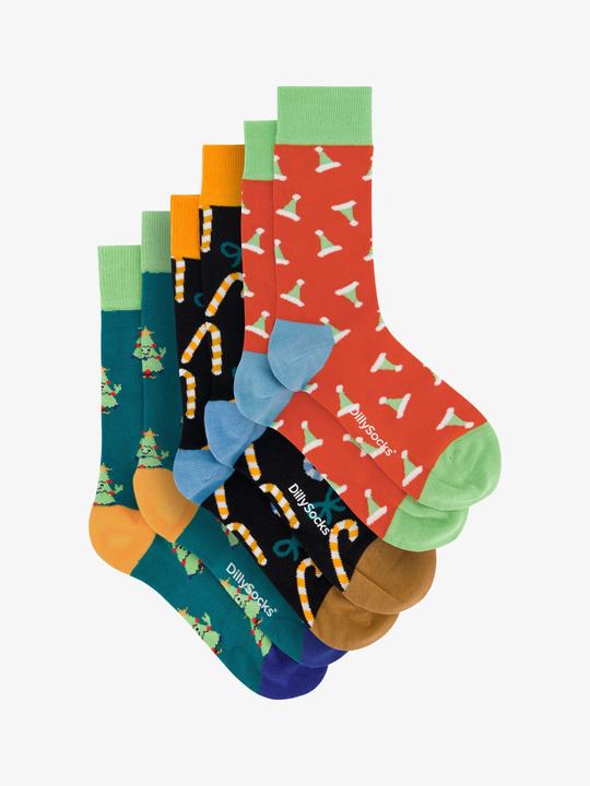 Produktbild DillySocks Xmas Essentials (3er Pack, 36 - 41)