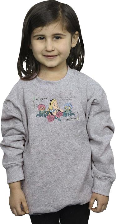 Produktbild Disney Alice im Wunderland Sweatshirt Mädchen What Kind Of Garden (128)