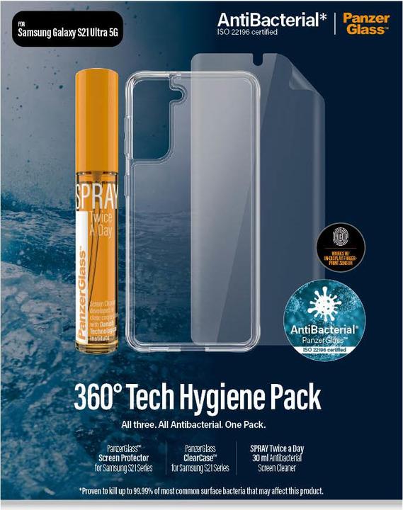 Actual product image PanzerGlass 360° Protection - Glass + Cover (1 Piece, Samsung Galaxy S21 Ultra)