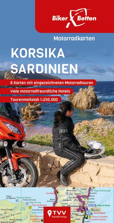 Produktbild Motorradkarten Set Korsika Sardinien