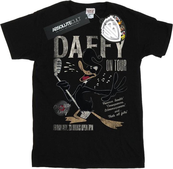 Immagine prodotto Looney Tunes Daffy Duck Concert Maglietta Ampia Donna (L)