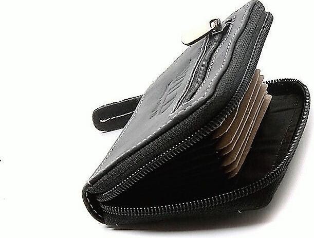 Actual product image A. WILD Card holder mini wallet leather No.4
