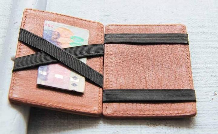 Actual product image Pajass Leather credit card holder