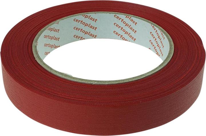 Produktbild Certoplast Gewebeklebeband, rot, 50 mm x 50 m (50 mm)