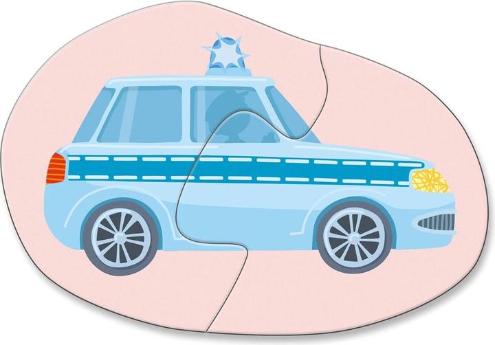 Actual product image Haba first puzzles - emergency vehicles (4 pieces)