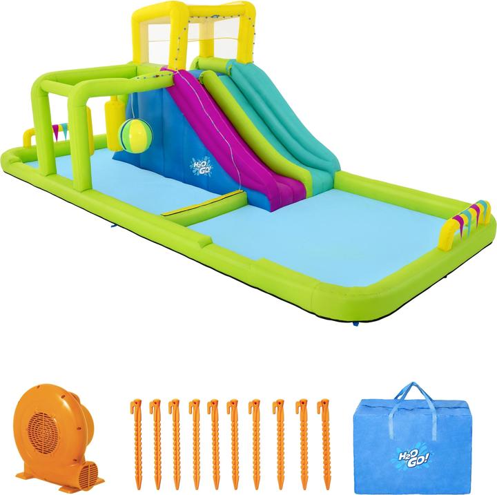 Actual product image Bestway WATER PARK MEGA Inflatable Water Amusement Park