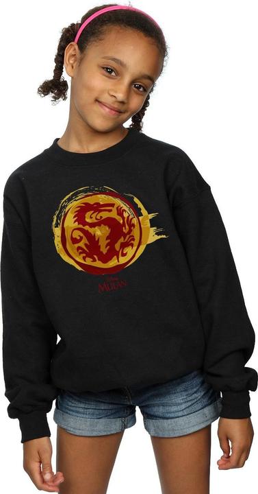 Produktbild Disney Mulan Courage Dragon Symbol Sweatshirt Mädchen (152, 158)