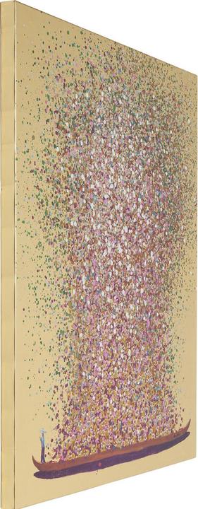 Image du produit Designlife Tableau Touched Flower Boat Gold Pink 160x120cm (120 x 160 cm)