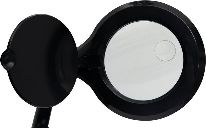 Actual product image Maul LED magnifier lamp MAULiris, dimmable, 470 lumen, 7 W, black (470 lm)