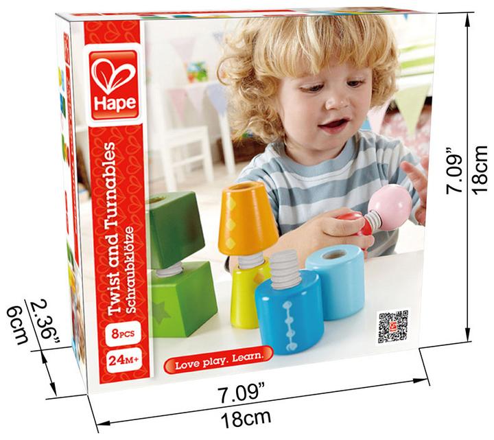 Actual product image Hape Screw blocks