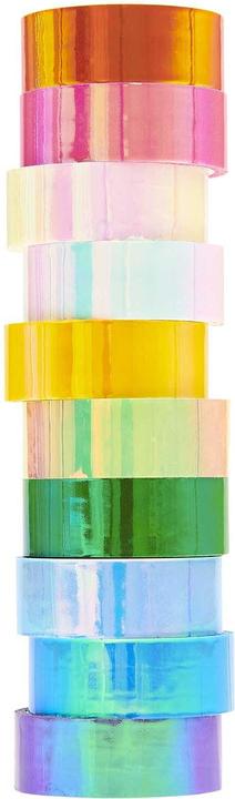 Actual product image Rico Design Tape Set Mirror Rainbow, 10 pcs.300863