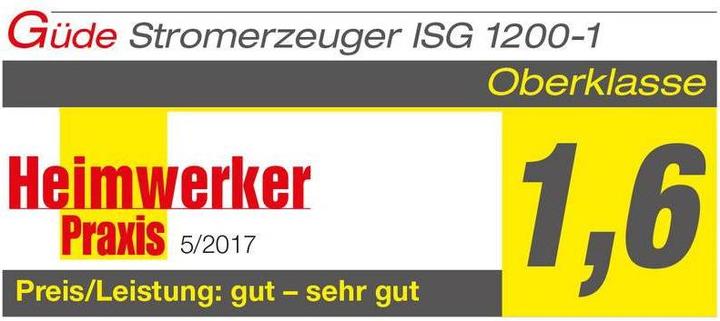 Produktbild Güde Stromerzeuger (1200 W, 3 l)