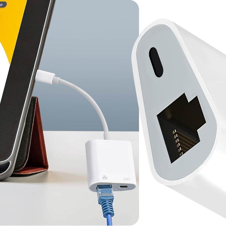 Produktbild Avizar ADA-1035-IP5, Lightning > RJ45 + Lightning Adapter (RJ45, Lightning)