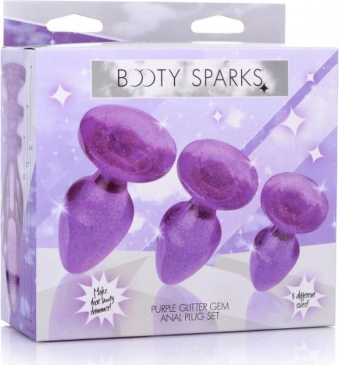 Immagine prodotto XR Brands Set di spine anali Shimmering Gem Purple