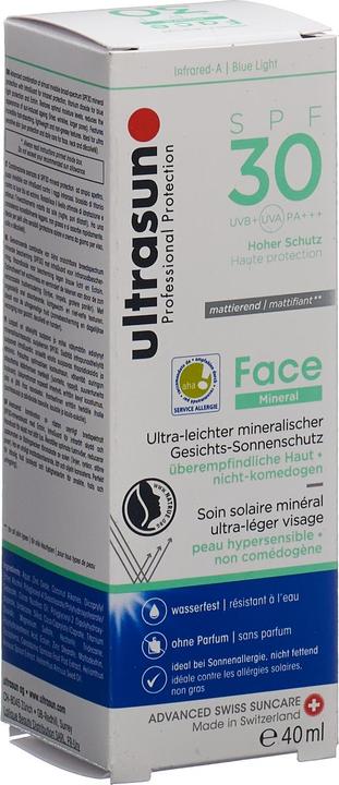 Produktbild Ultrasun Face Mineral SPF30 (Sonnencreme, SPF 30, 40 ml, 70 g)