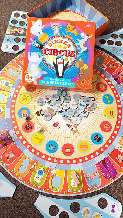 Produktbild Selecta Spielzeug Tierzirkus-Brettspiel (Niederländisch)