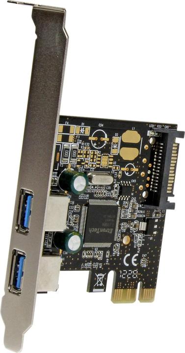 Image du produit StarTech USB 3.0 PCI Express Card with SATA Power