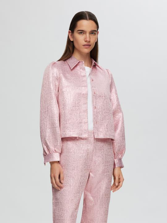 Image du produit Selected Femme Chemise Jacquard métallique (38)