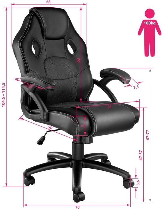 Actual product image tectake Racing Mike