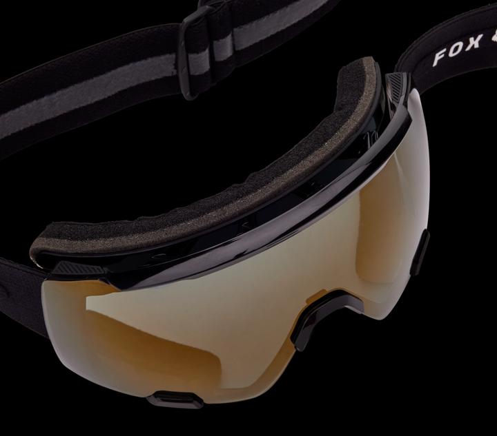 Actual product image Fox Goggle 24 Purevue Black/Mirror Blk/G (Black, Gold, Black)