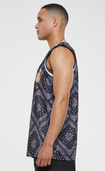 Produktbild Karl Kani KU232-014-2 KK Woven Signature Paisley Basketball Tank - 110759 (M)