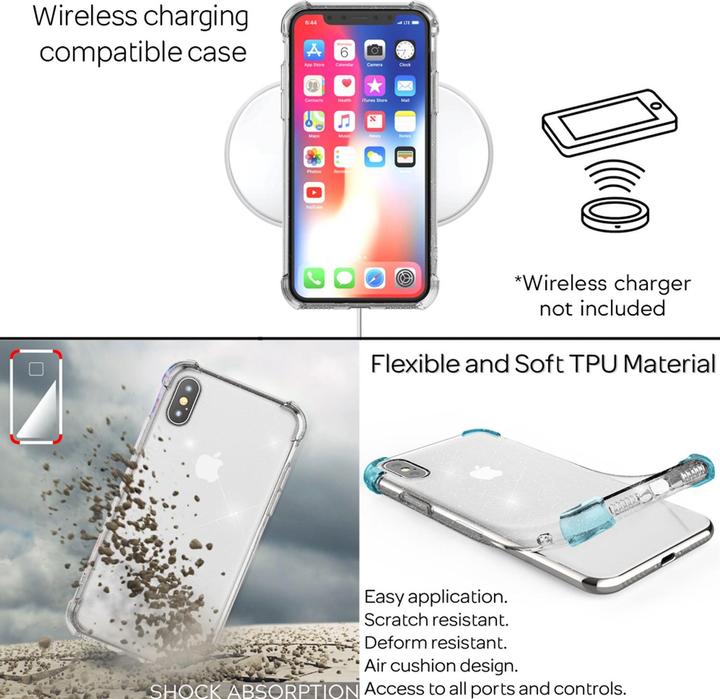 Immagine prodotto Nalia Copertura glitterata (Apple iPhone XS Max)
