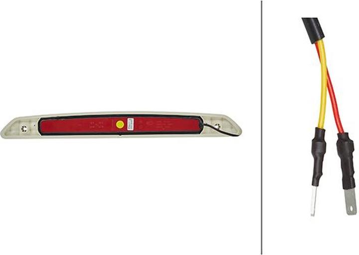 Actual product image Hella 48x 2DA 343 800-027 Auxiliary brake light, 12V