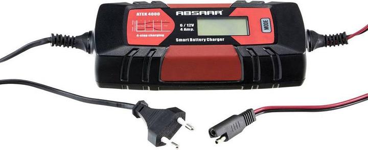 Produktbild Absaar Batterieladegerät 6/12 Volt 4 Ampere (6V, 12V)