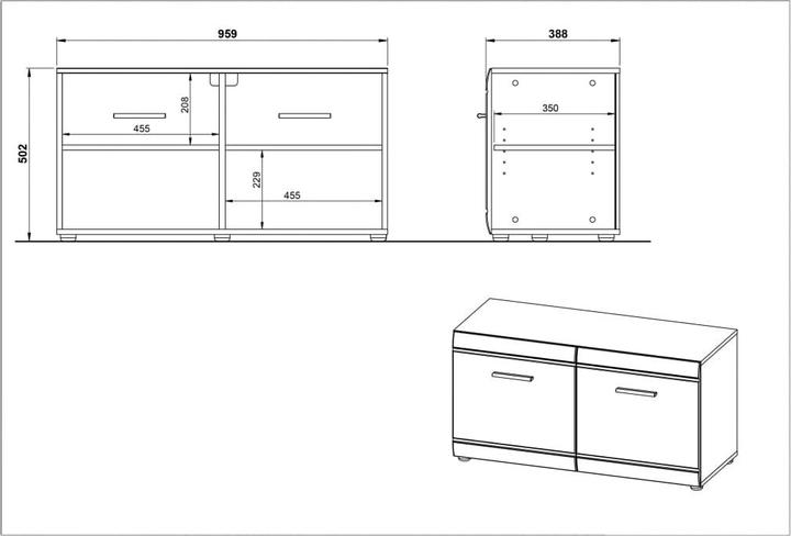 Actual product image Germania Solene (95.9 x 38.8 x 50.2 cm)
