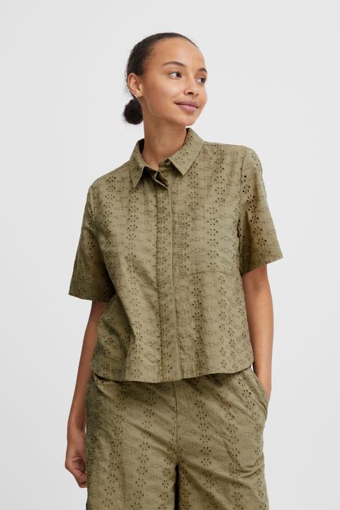 Actual product image B.young BYFENNI CROPPED BLOUSE 20814597 (36)