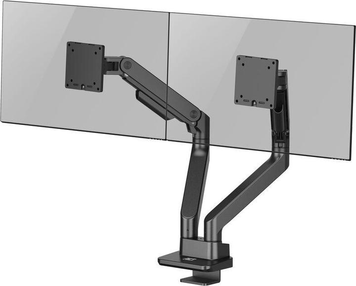 Actual product image Dual monitor arm office premium, with gas spring (Table, 35")