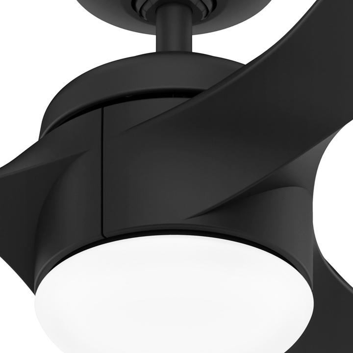 Produktbild Hunter Fans DC Deckenventilator Rosedale Schwarz mit LED (45 dB)