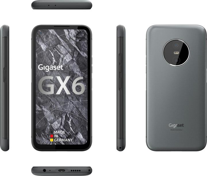 Produktbild Gigaset GX6 Outdoor (128 GB, Titanium Grey, 6.60", Dual SIM, 50 Mpx, 5G)