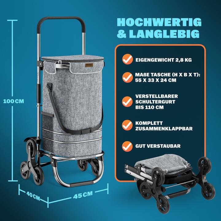 Actual product image Monzana 2in1 Einkaufstrolley