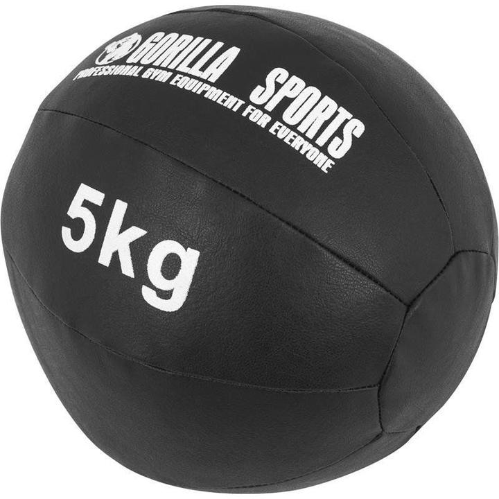 Gorilla Sports Medizinball (5 kg, 290 mm)
