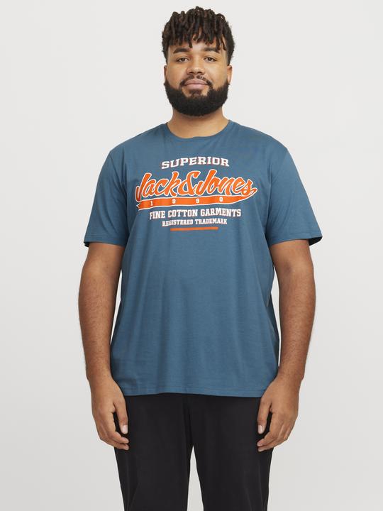 Image du produit Jack & Jones Jjelogo Tee Ss O-Neck 2 Col Aw24 S Pls (7XL)