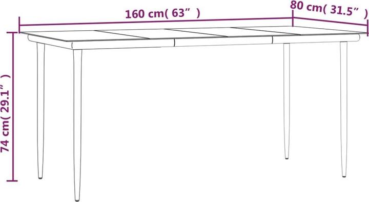 Produktbild VidaXL Renatus (80 cm)