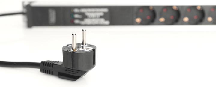 Produktbild Digitus 1U PDU 2m supply CEE 7//7