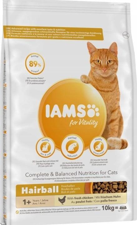 Produktbild Iams Pro Active Health Adult Hairball Control (Adult, 1 Stk., 10000 g)