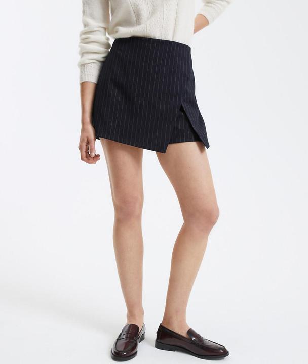 Produktbild La Redoute Collections Skort mit Nadelstreifen (46)