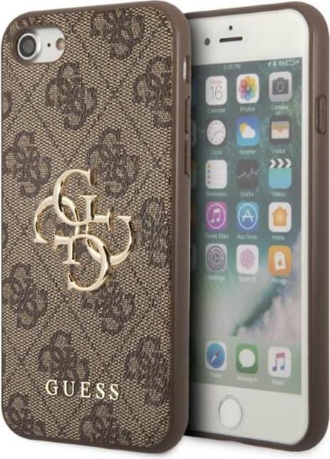 Produktbild Guess GUHCI84GMGBR iPhone 7/8/SE 2020/2022 brązowy/brown hardcase 4G Big Metal Logo (Apple iPhone 7, Apple iPhone SE (2nd Gen), Apple iPhone SE (3rd Gen))